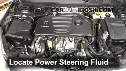 2011 Buick Regal CXL 2.0L 4 Cyl. Turbo FlexFuel Power Steering Fluid Add Fluid